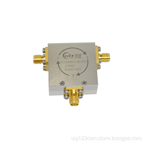 RF Broadband Coaxial Circulator 2.0~6.0GHz low insertion loss 100Watts